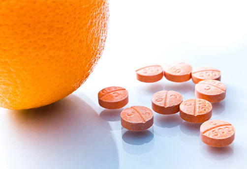 Vitamin c tablets